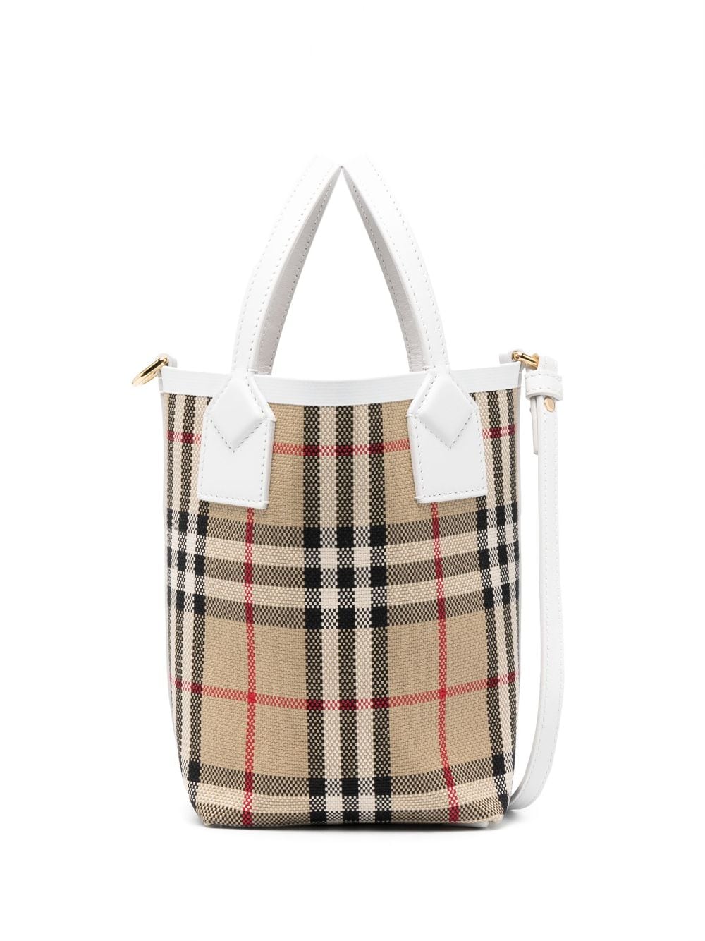 Burberry BURBERRY- Check Motif Mini Bucket Bag