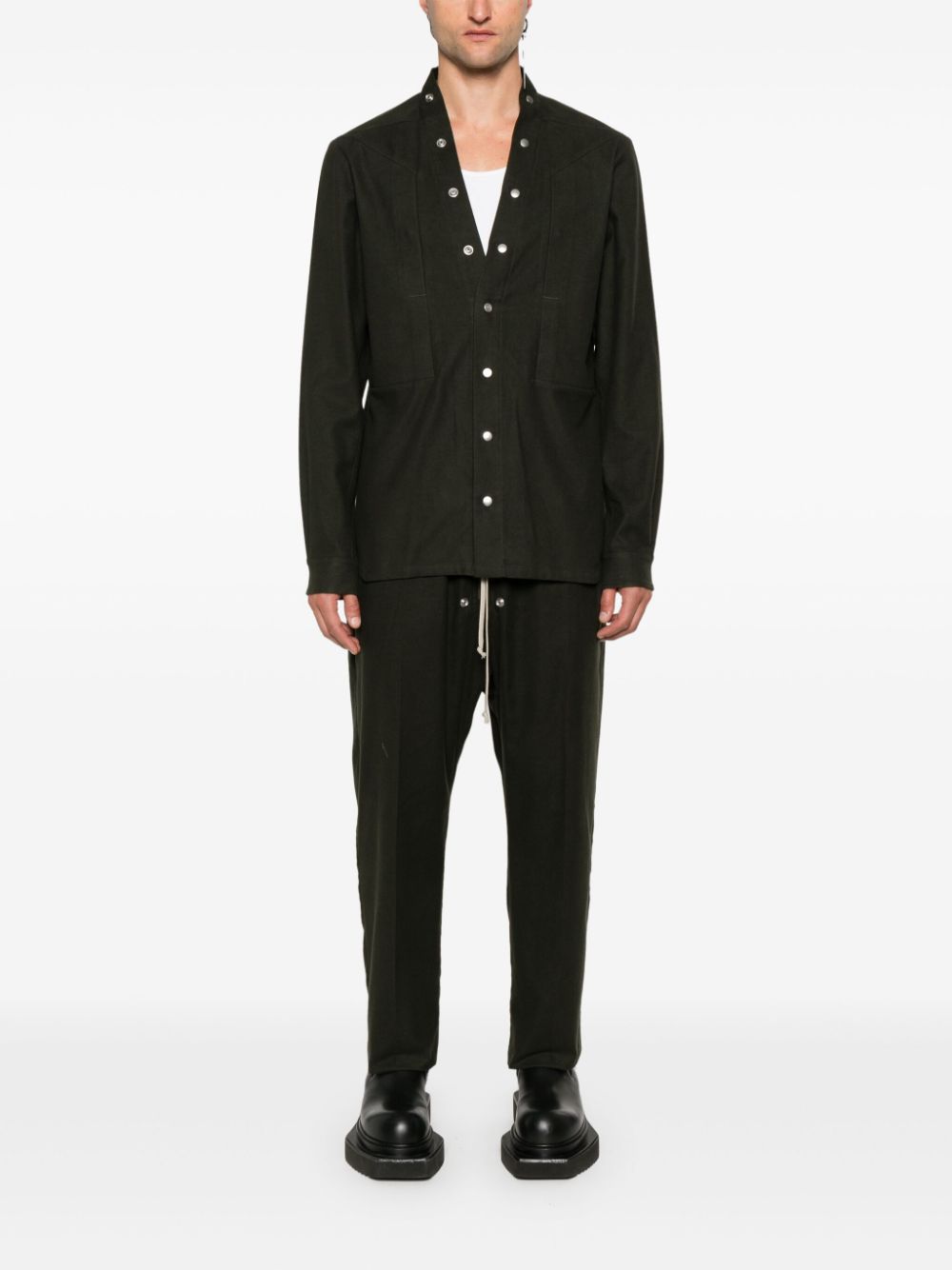 Rick Owens RICK OWENS- Trousers With Logo