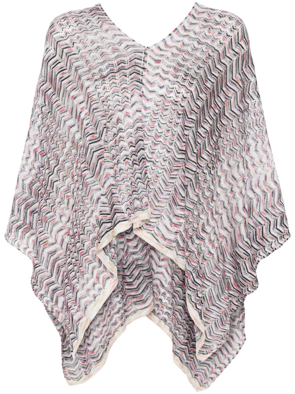 Missoni MISSONI- Zigzag Pattern Poncho