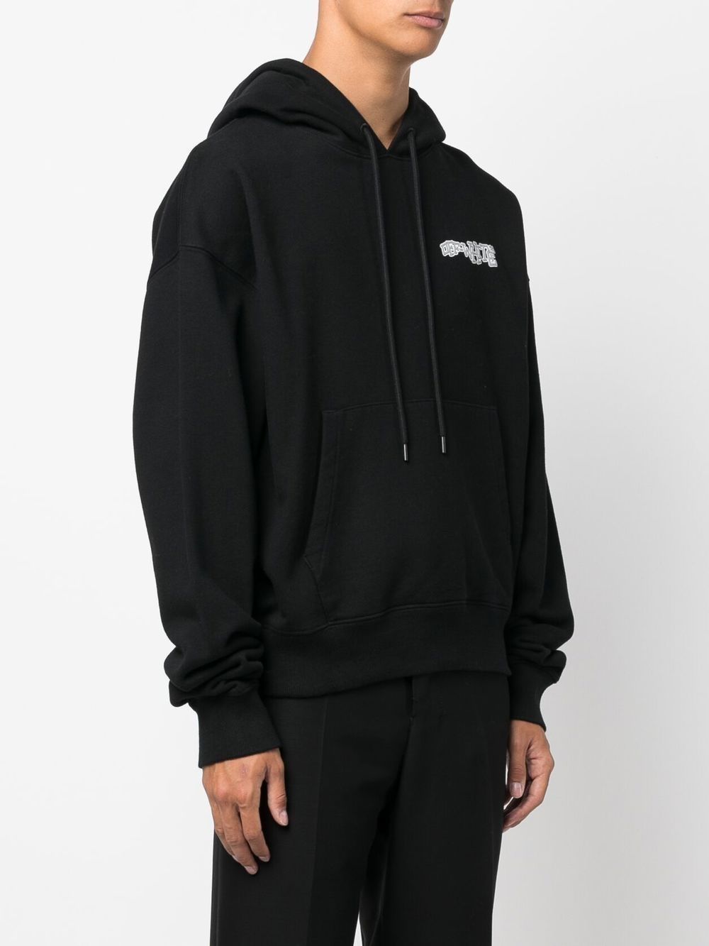 OFF-WHITE OFF-WHITE- Arrow Print Oversized Hoodie