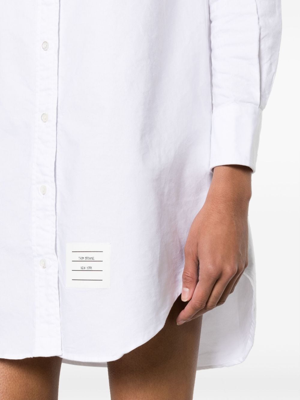 Thom Browne THOM BROWNE- Rwb Cotton Shirt Dress