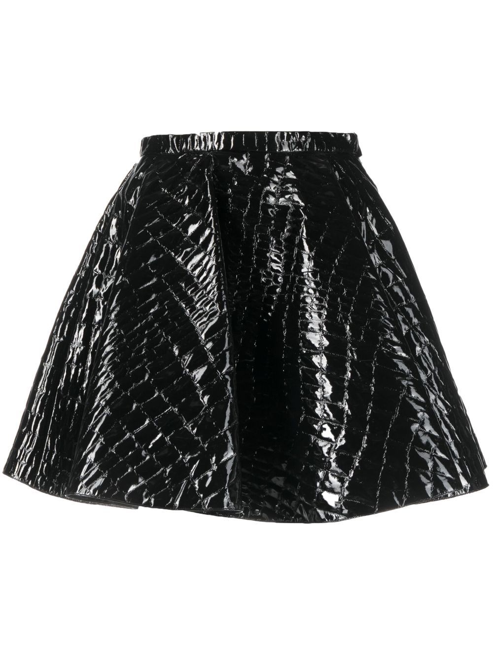 Alaïa ALAÏA- Crocodile Motif Mini Skirt