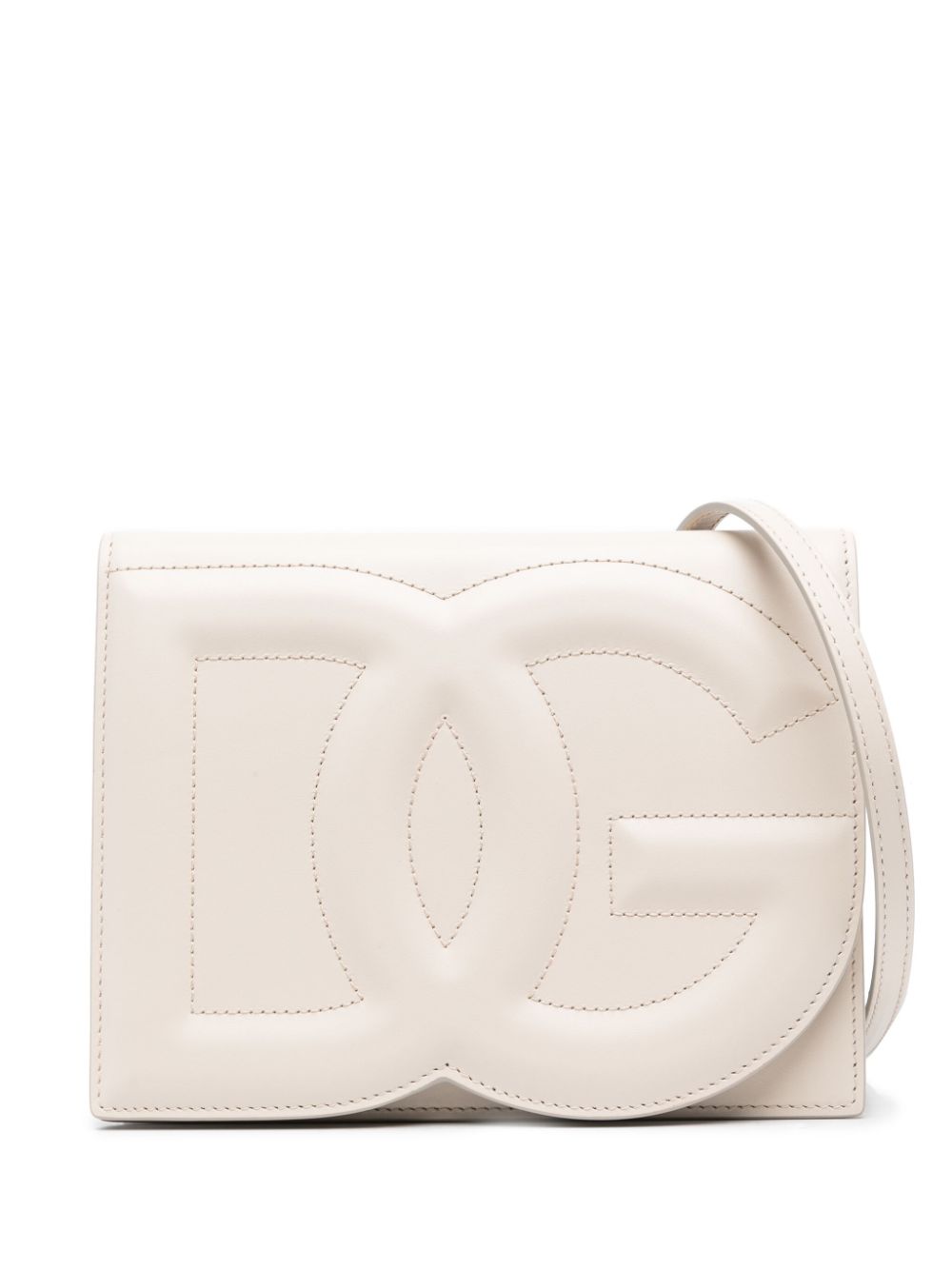 Dolce & Gabbana DOLCE & GABBANA- Dg Logo Leather Crossbody Bag