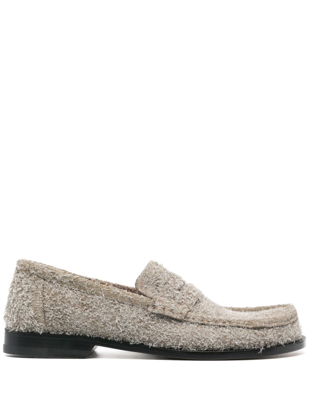 Loewe LOEWE- Campo Brushed Leather Loafers