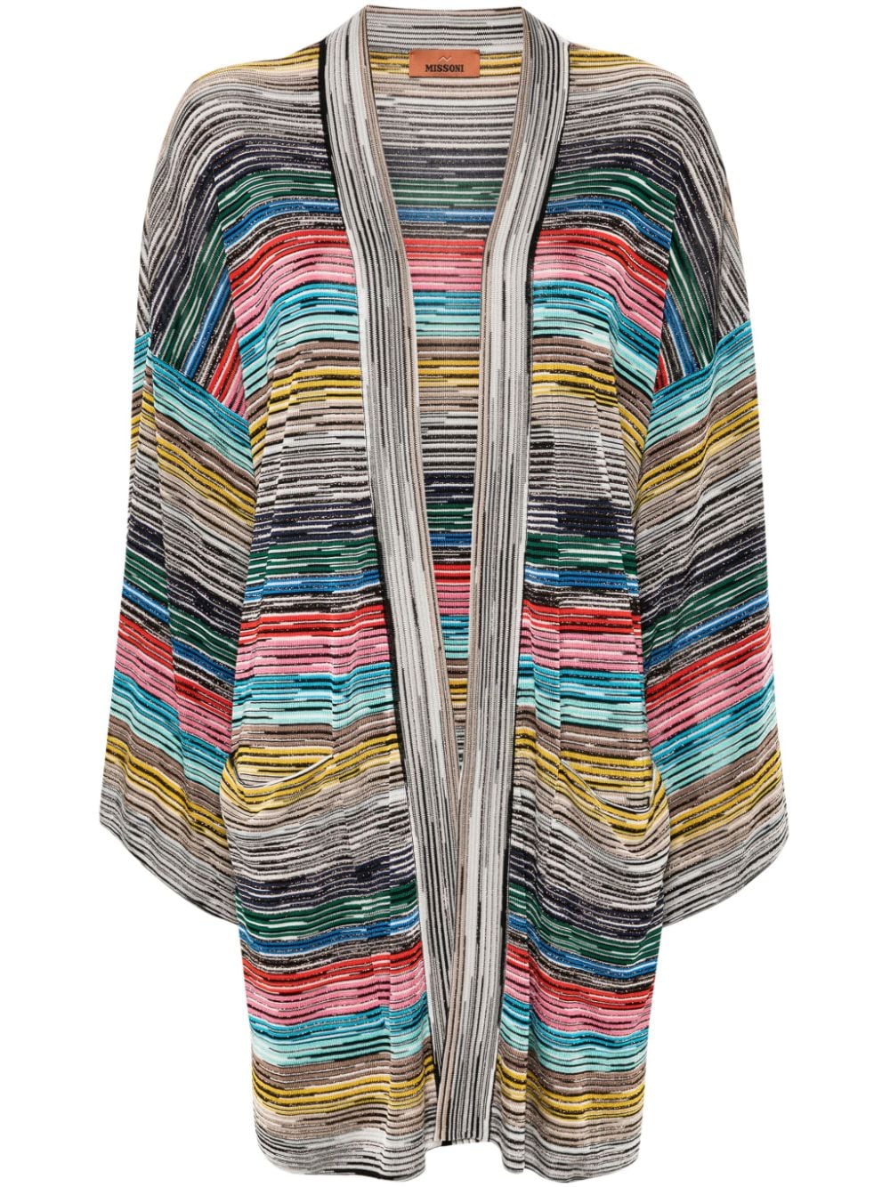 Missoni MISSONI- V-necked Striped Cardigan