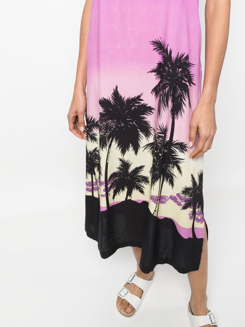 PALM ANGELS PALM ANGELS- Sunset Print Midi Dress