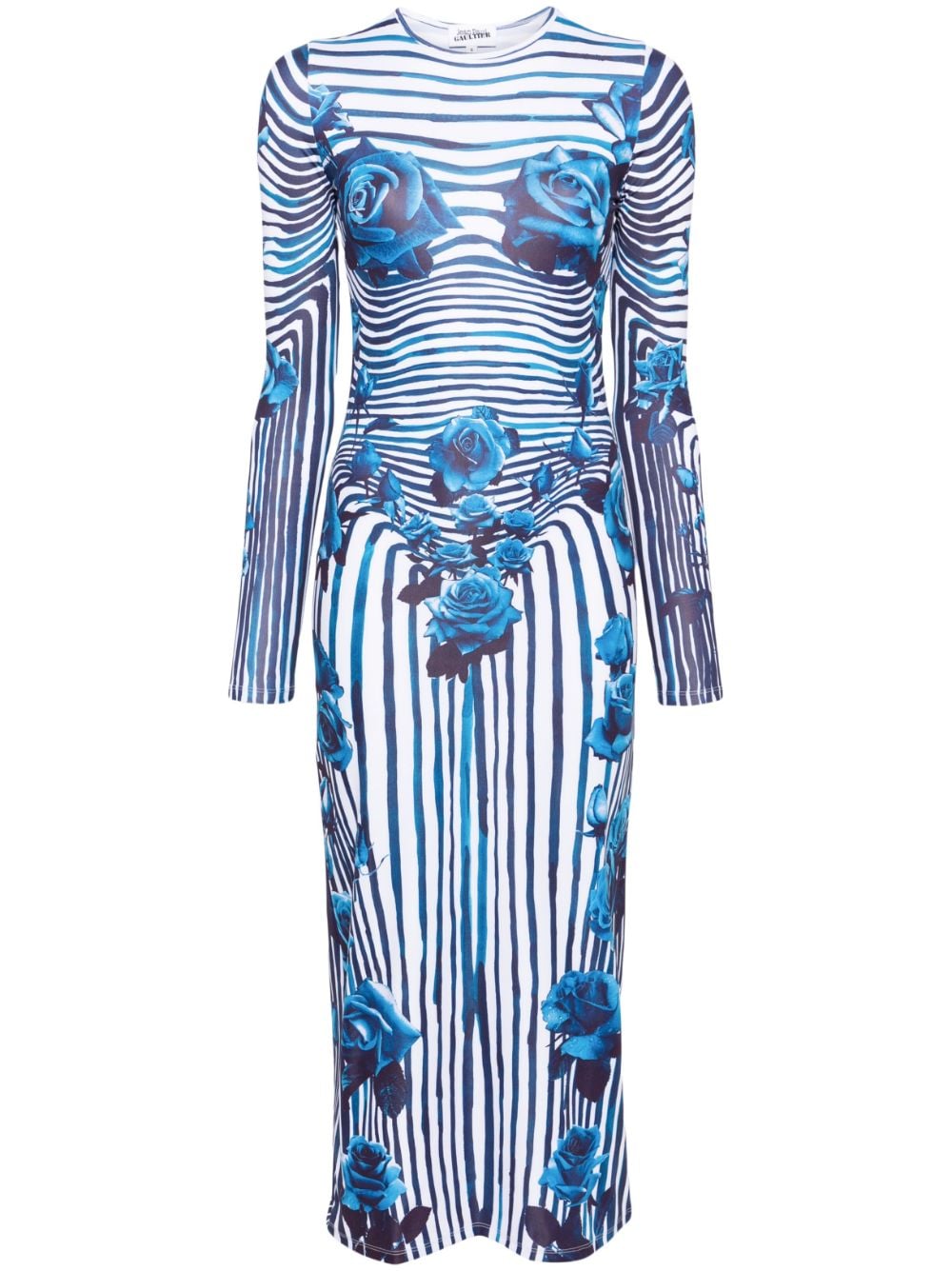 Jean Paul Gaultier JEAN PAUL GAULTIER- 'flower Body Morphing' Long Dress