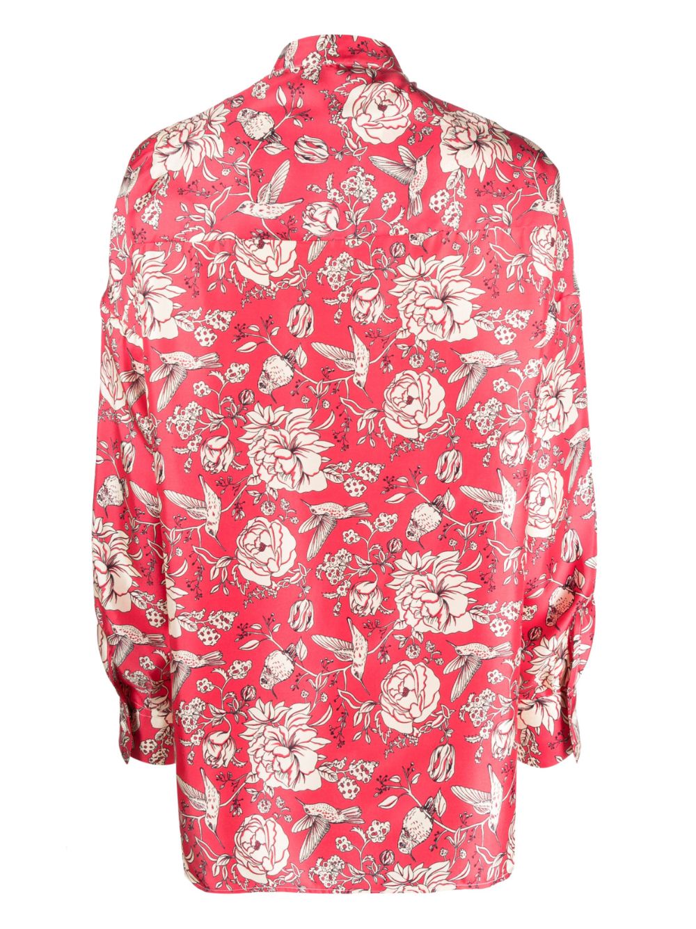 Destin DESTIN- Floral Print Silk Shirt