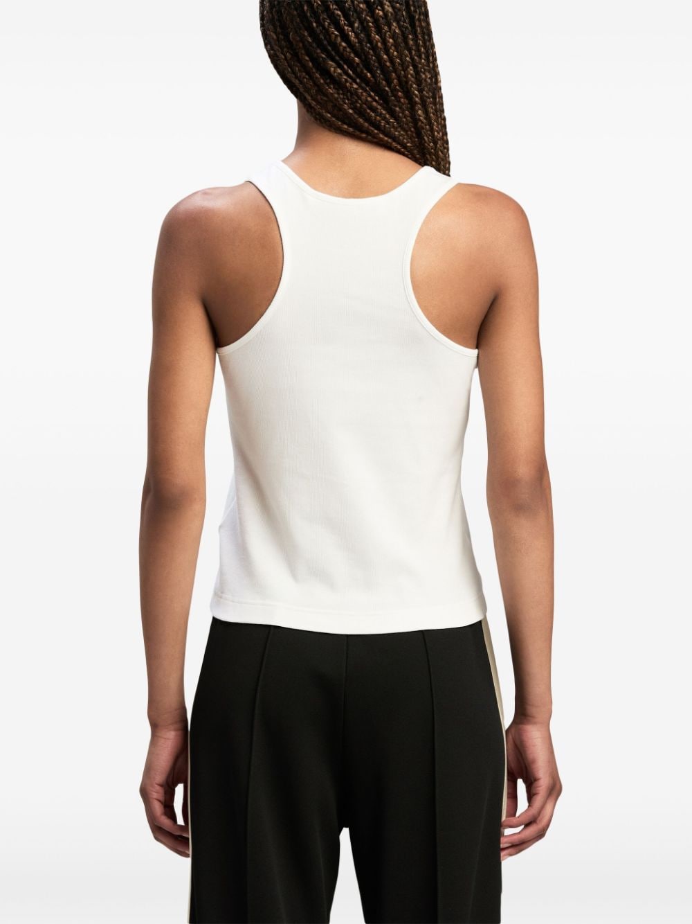 PALM ANGELS PALM ANGELS- Logo Ribbed Tank Top