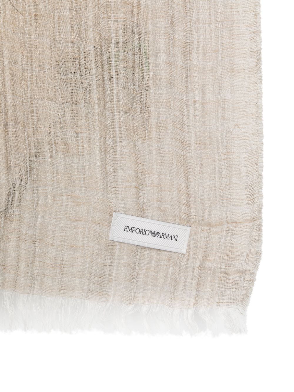 Emporio Armani EMPORIO ARMANI- Linen Blend Stole