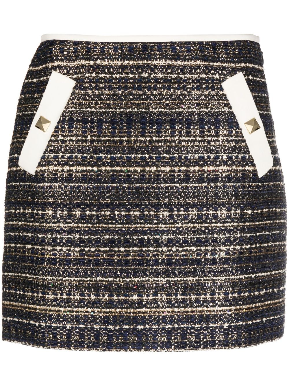 Valentino VALENTINO- Tweed Mini Skirt