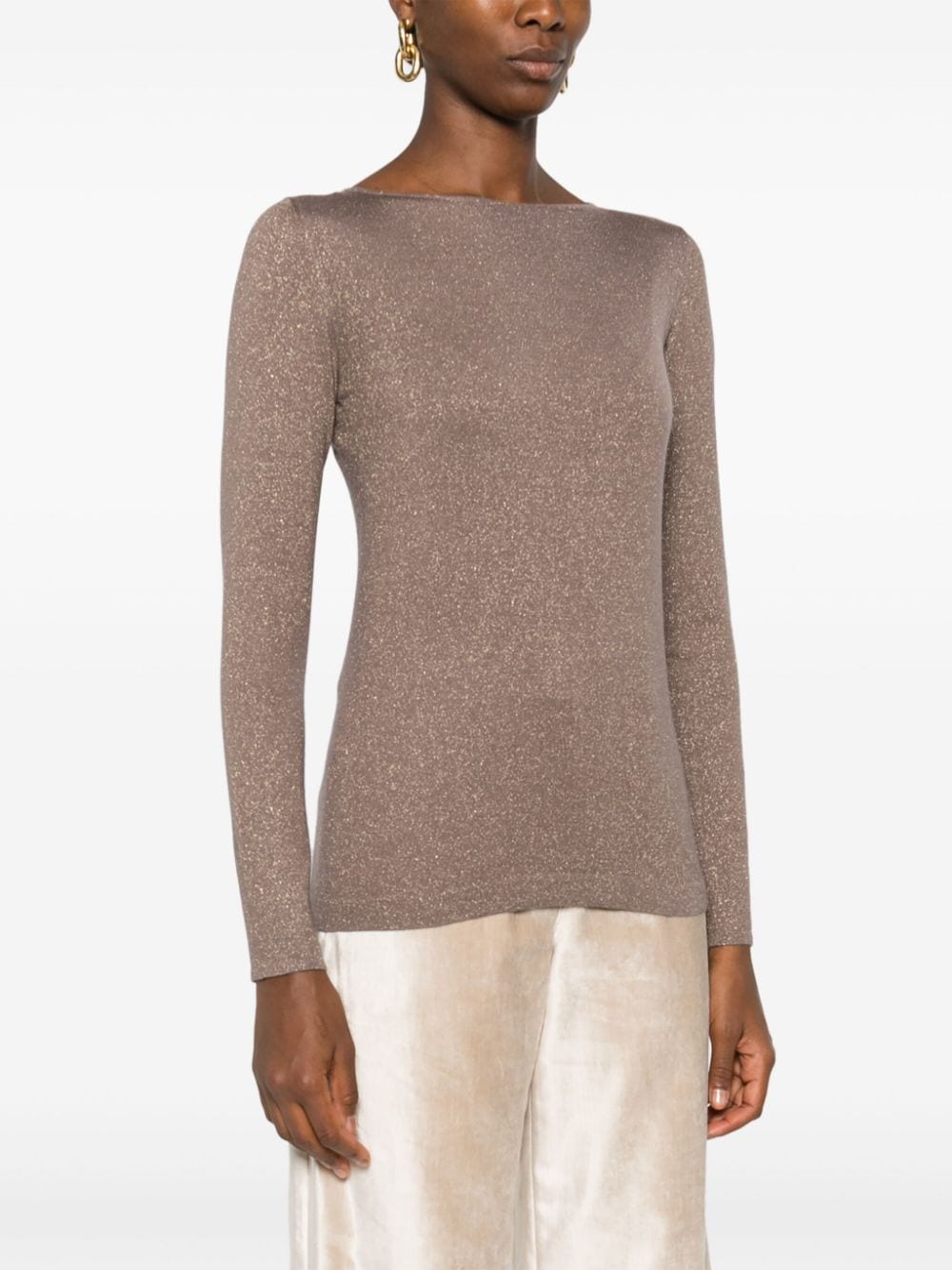 Brunello Cucinelli BRUNELLO CUCINELLI- Cashmere And Silk Blend Boatneck Sweater