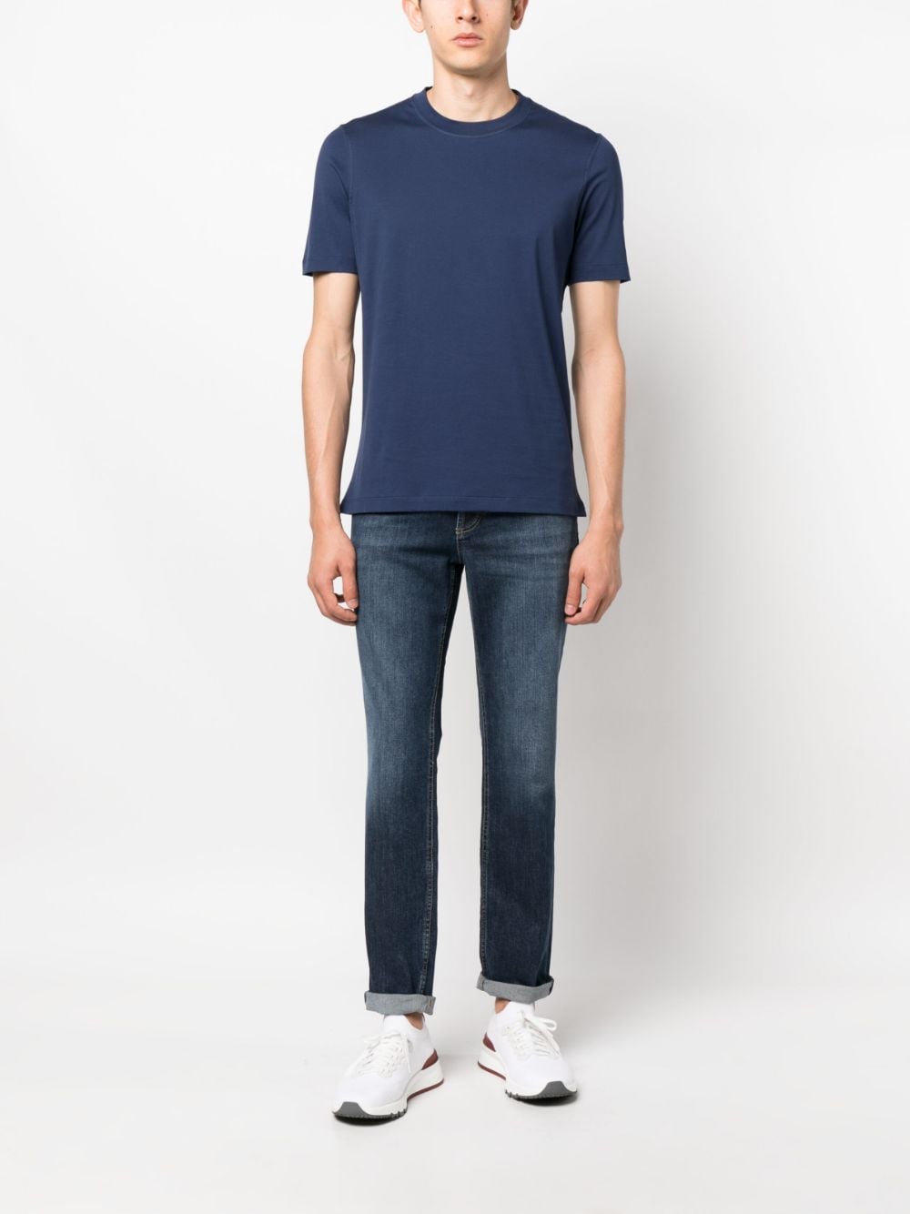 Brunello Cucinelli BRUNELLO CUCINELLI- Denim Cotton Jeans