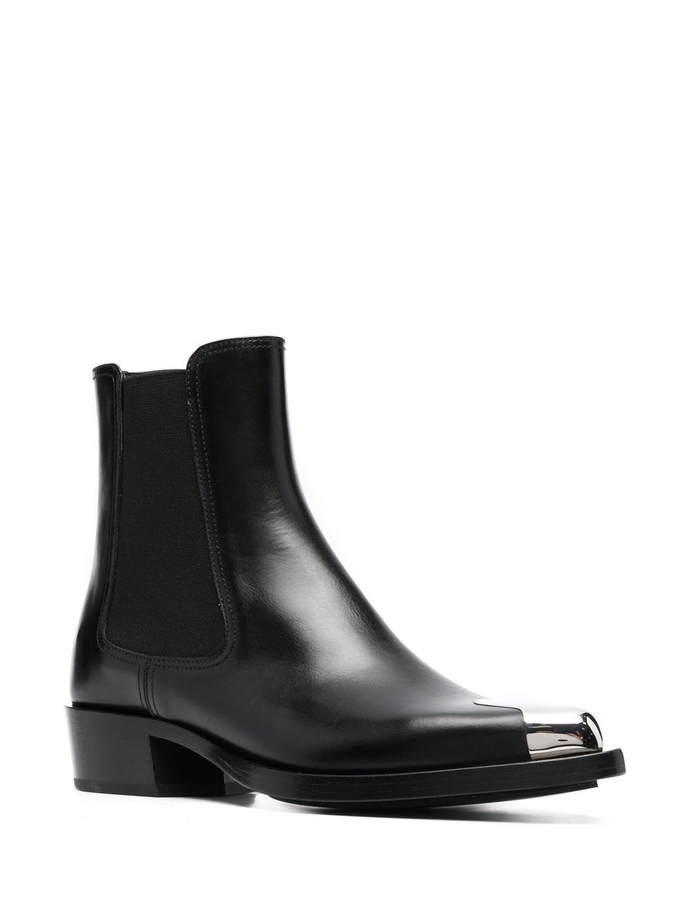 Alexander McQueen ALEXANDER MCQUEEN- Leather Ankle Boots