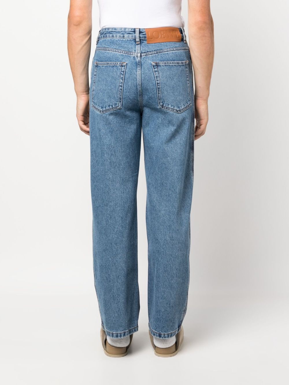 Loewe LOEWE- Anagram Baggy Denim Jeans