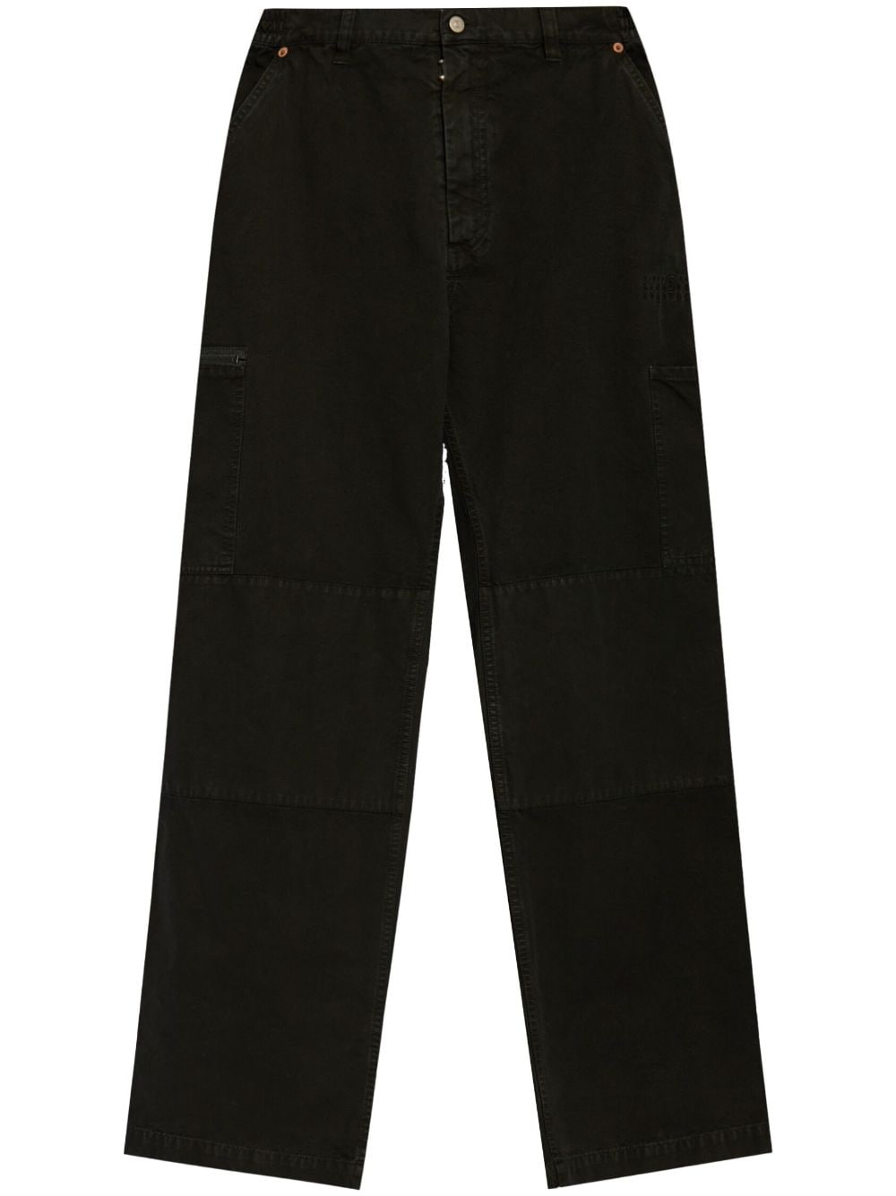 MM6 Maison Margiela MM6 MAISON MARGIELA- Wide Leg Cotton Trousers