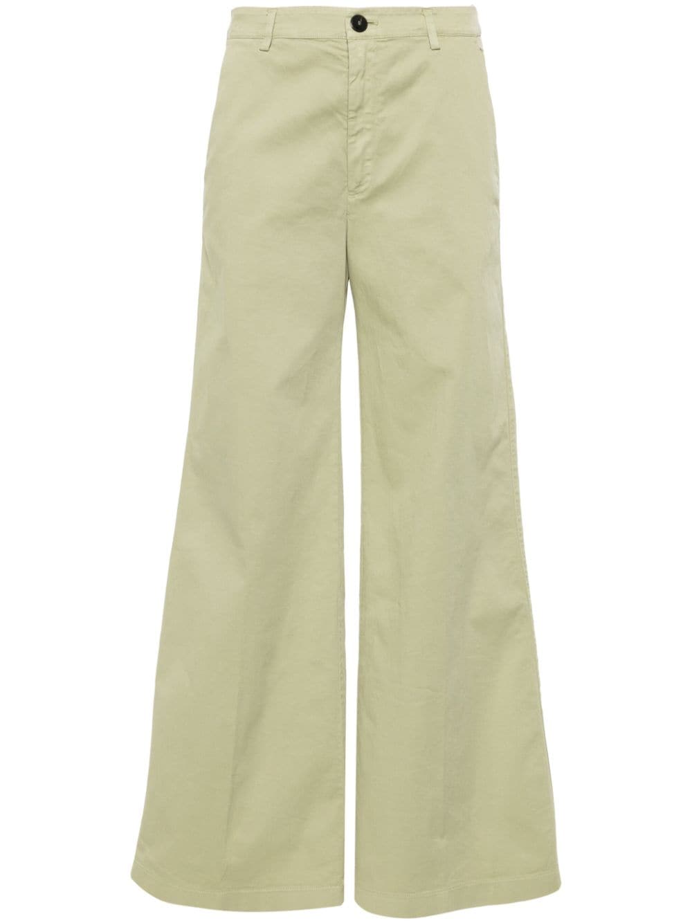 Forte Forte FORTE FORTE- Cotton Wide-leg Trousers