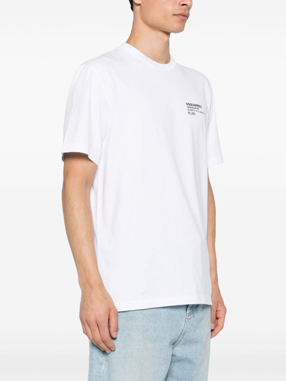 Dsquared2 DSQUARED2- Logo Cotton T-shirt