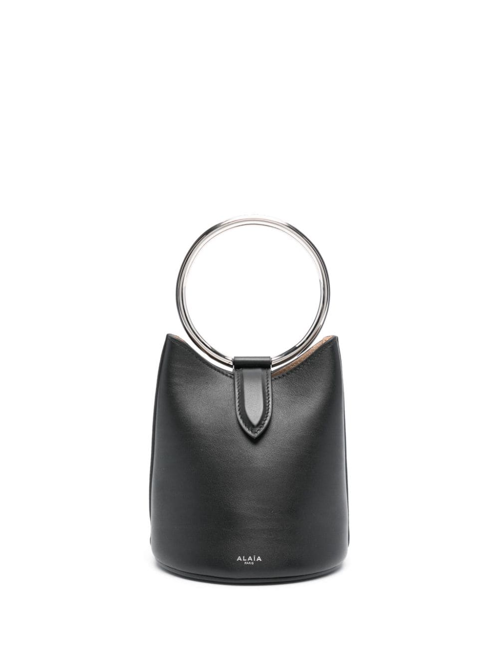 Alaïa ALAÏA- Ring Mini Leather Bucket Bag