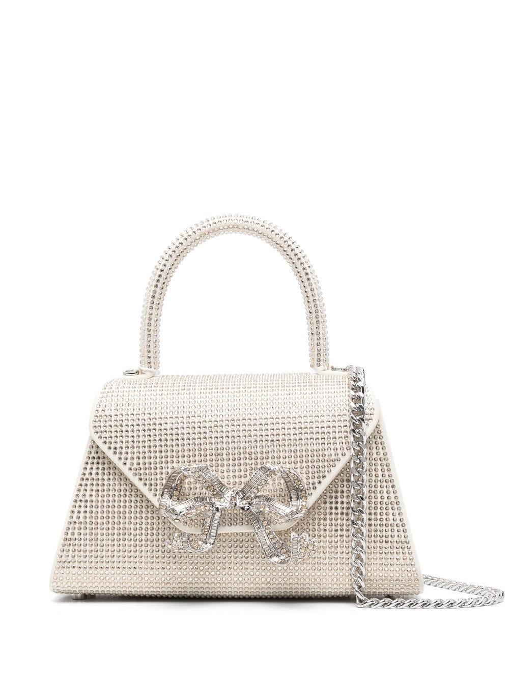  SELF PORTRAIT- Bow Detail Strass Mini Bag