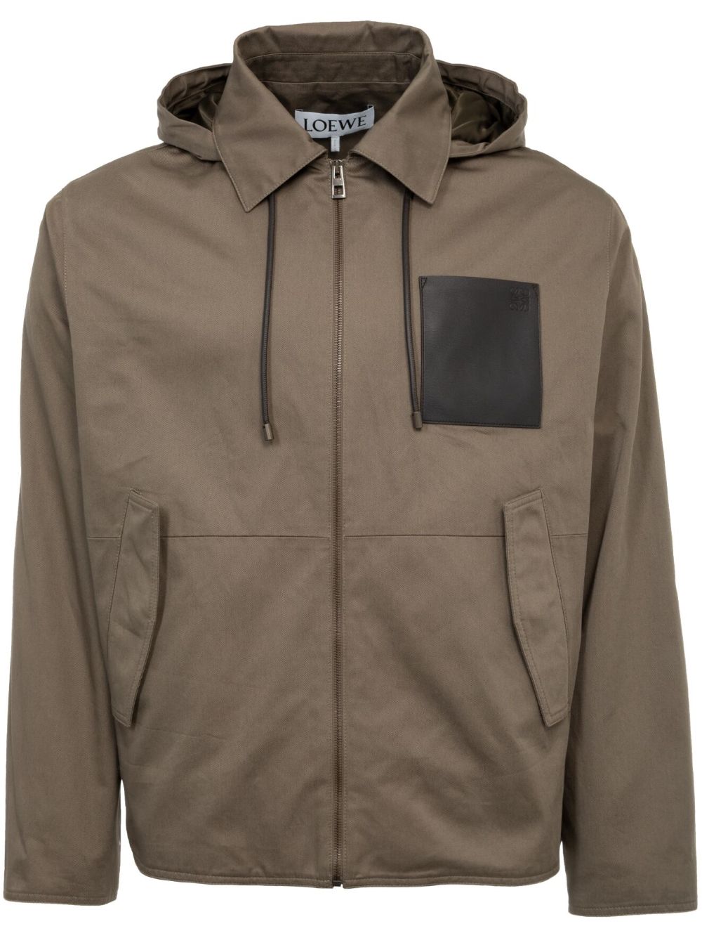 Loewe LOEWE- Logo Cotton Hooded Jacket