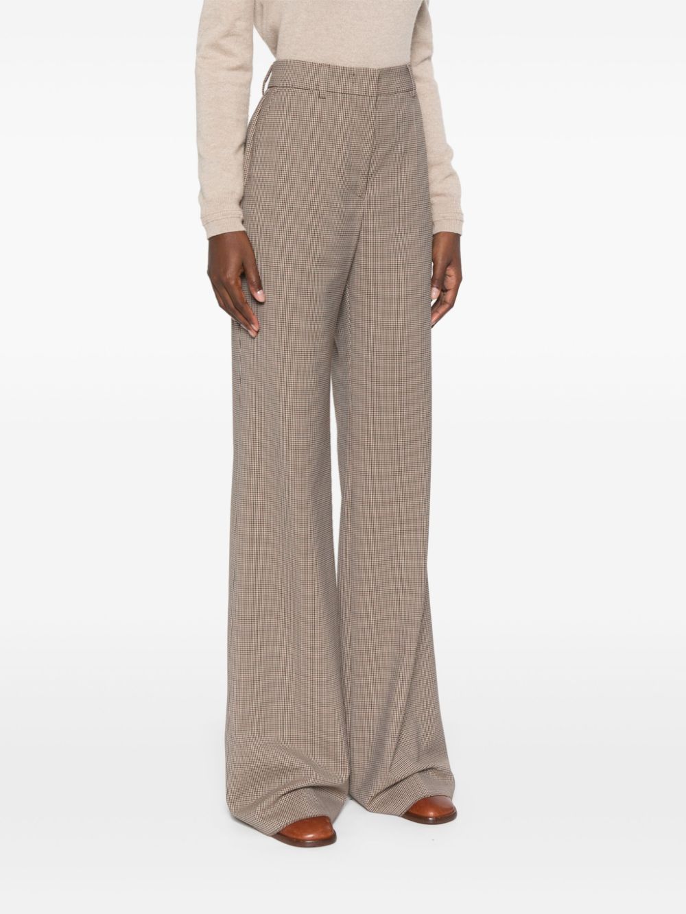 Sportmax SPORTMAX- Wool Blend Flared Leg Trousers