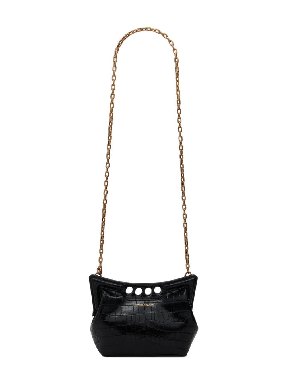 Alexander McQueen ALEXANDER MCQUEEN- The Peak Leather Mini Bag