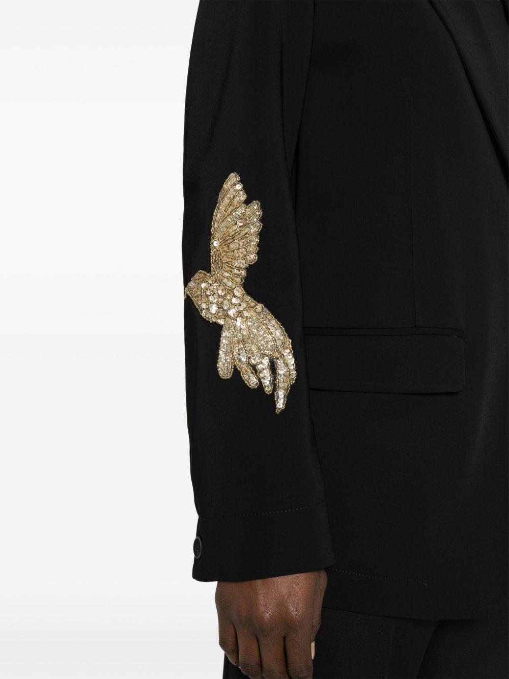 Forte Forte FORTE FORTE- Embroidered Crepe Cady Jacket