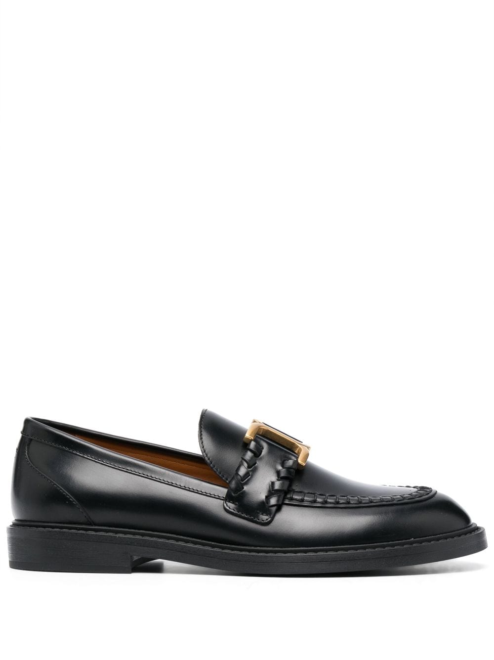 Chloé CHLOÉ- Marcie Leather Loafers