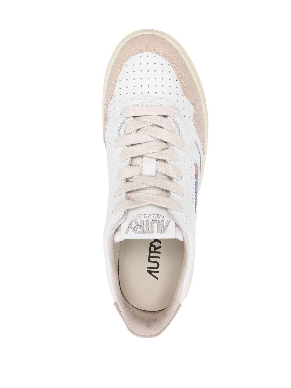 AUTRY AUTRY- Medalist Low Leather And Suede Sneakers