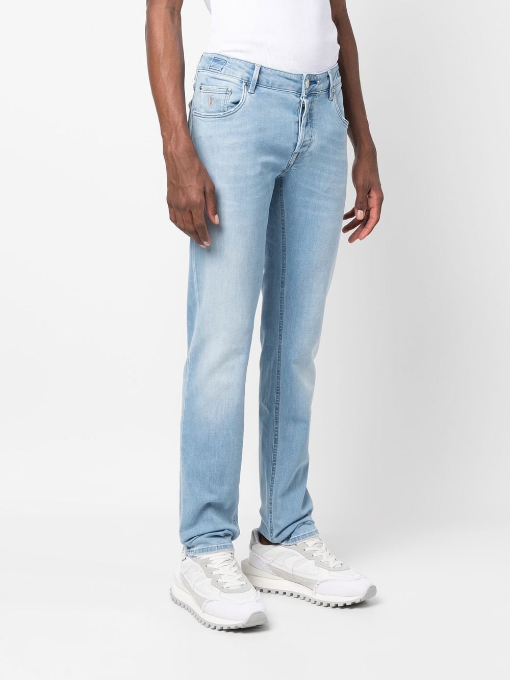 Hand Picked HAND PICKED- Straight Leg Jeans With Logo