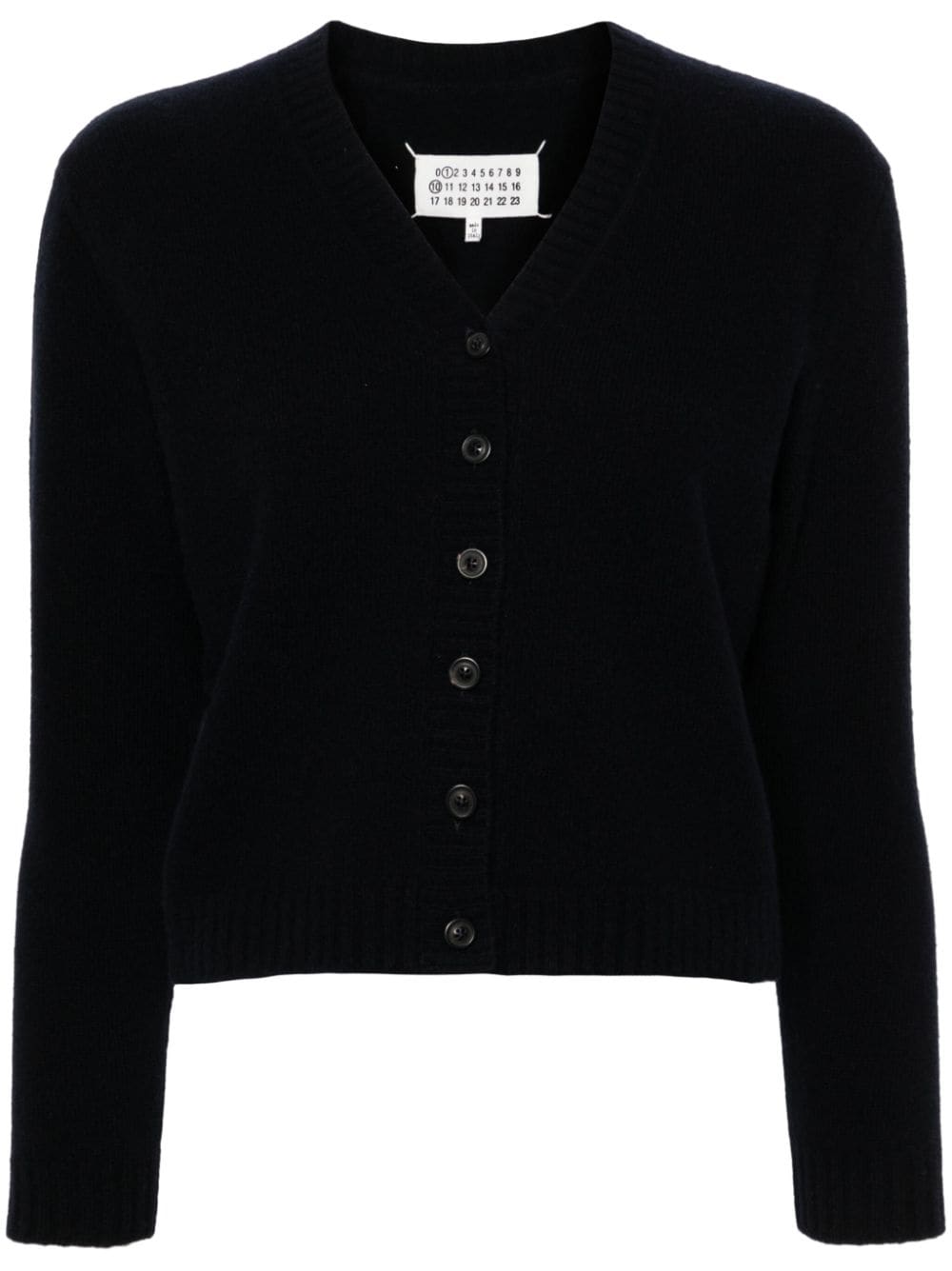 Maison Margiela MAISON MARGIELA- Wool V-necked Cardigan