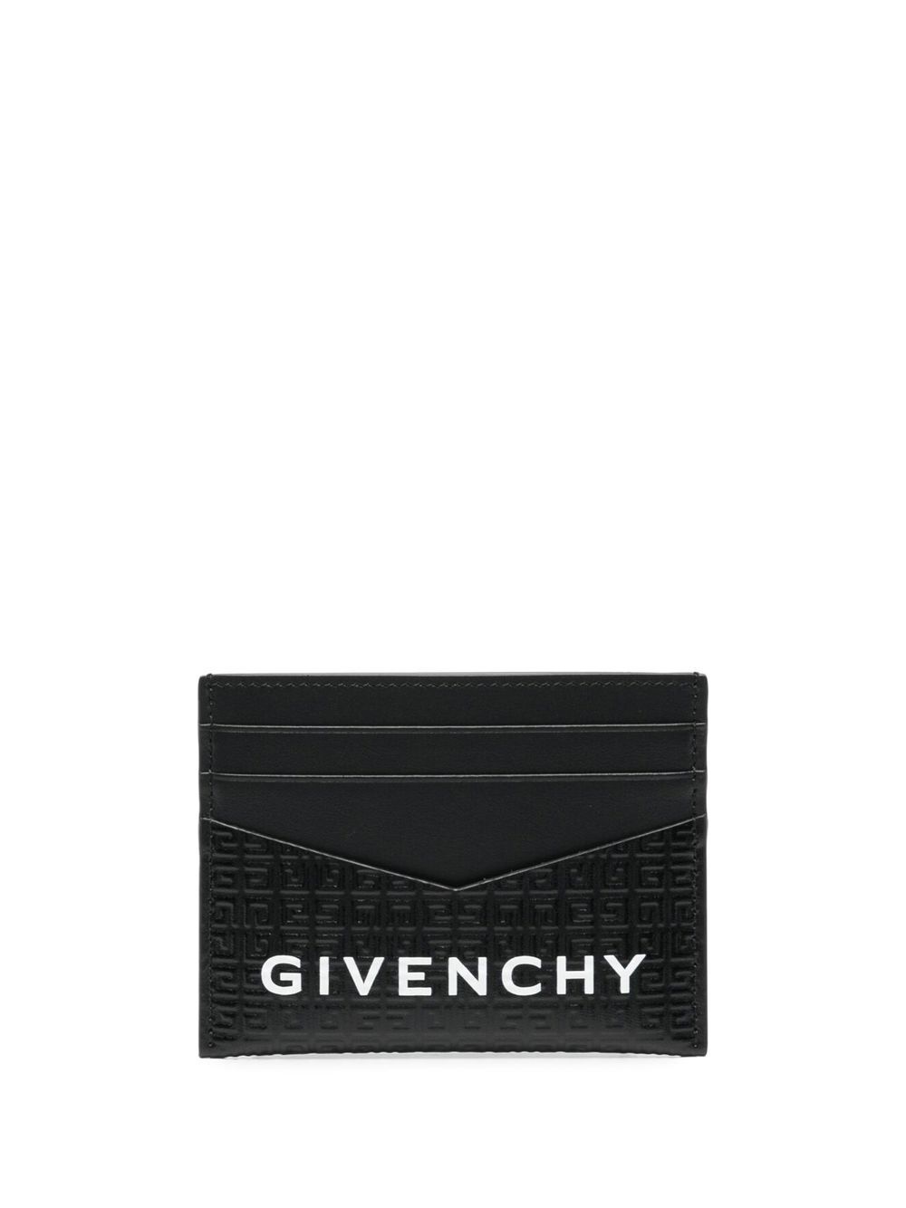 Givenchy GIVENCHY- Logo Leather Credit Card Case