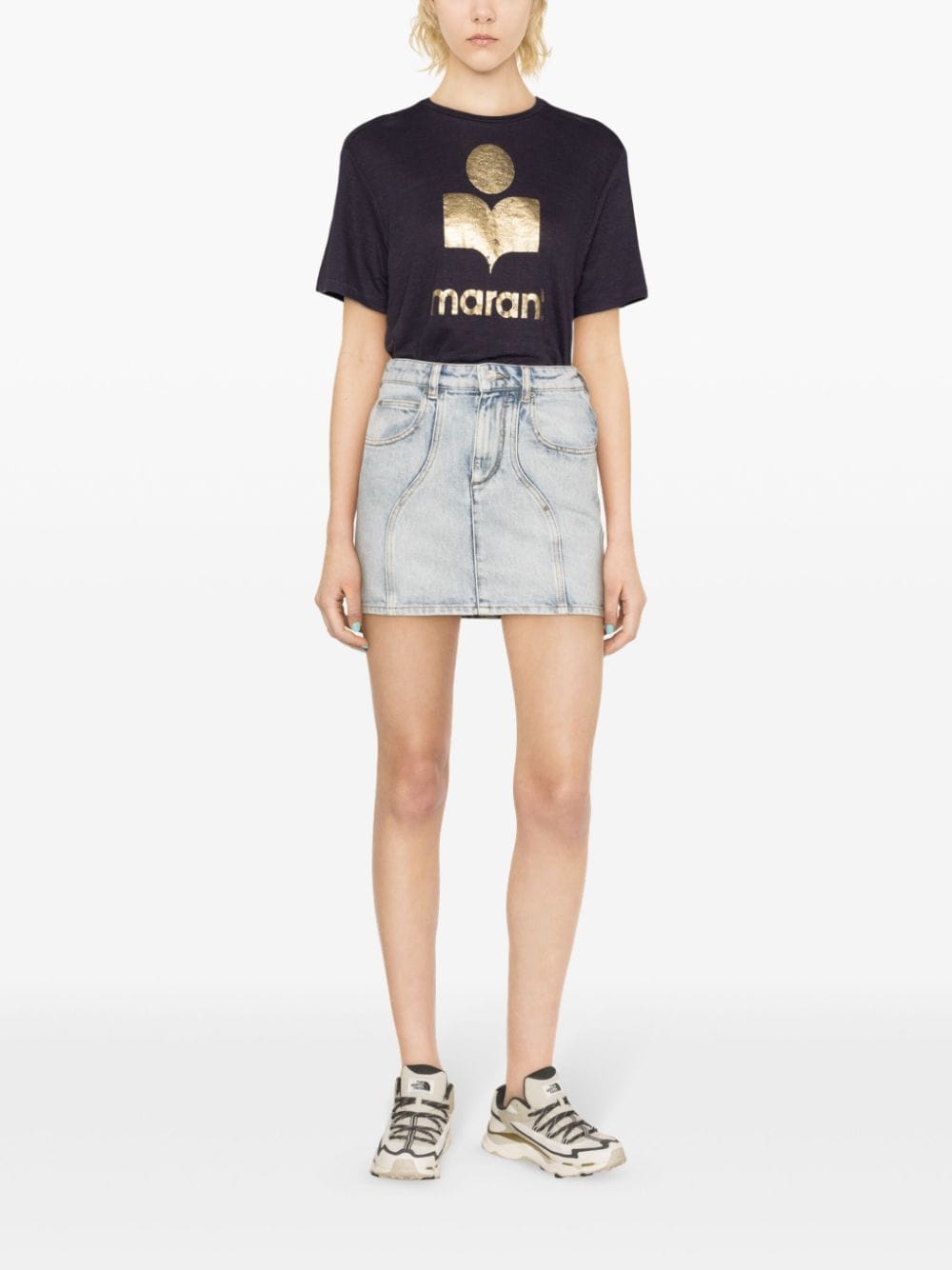 Marant Étoile MARANT ETOILE- Vesna Denim Mini Skirt