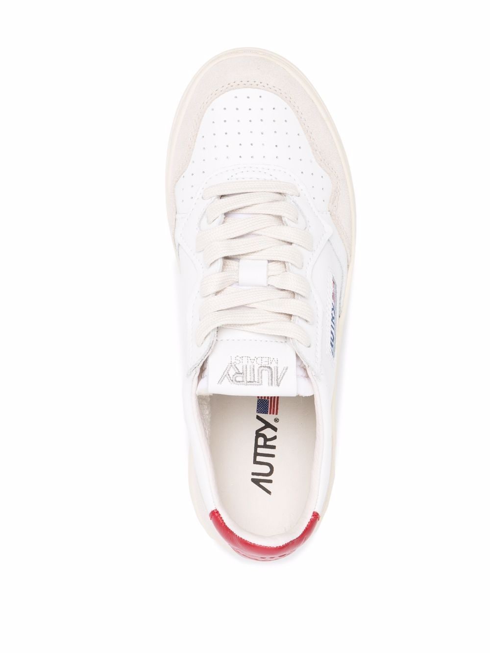 AUTRY AUTRY- Medalist Low Leather And Suede Sneakers