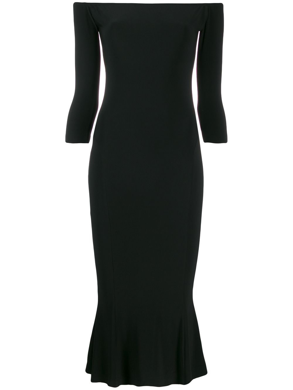 Norma Kamali NORMA KAMALI- Off Shoulder Fishtail Dress