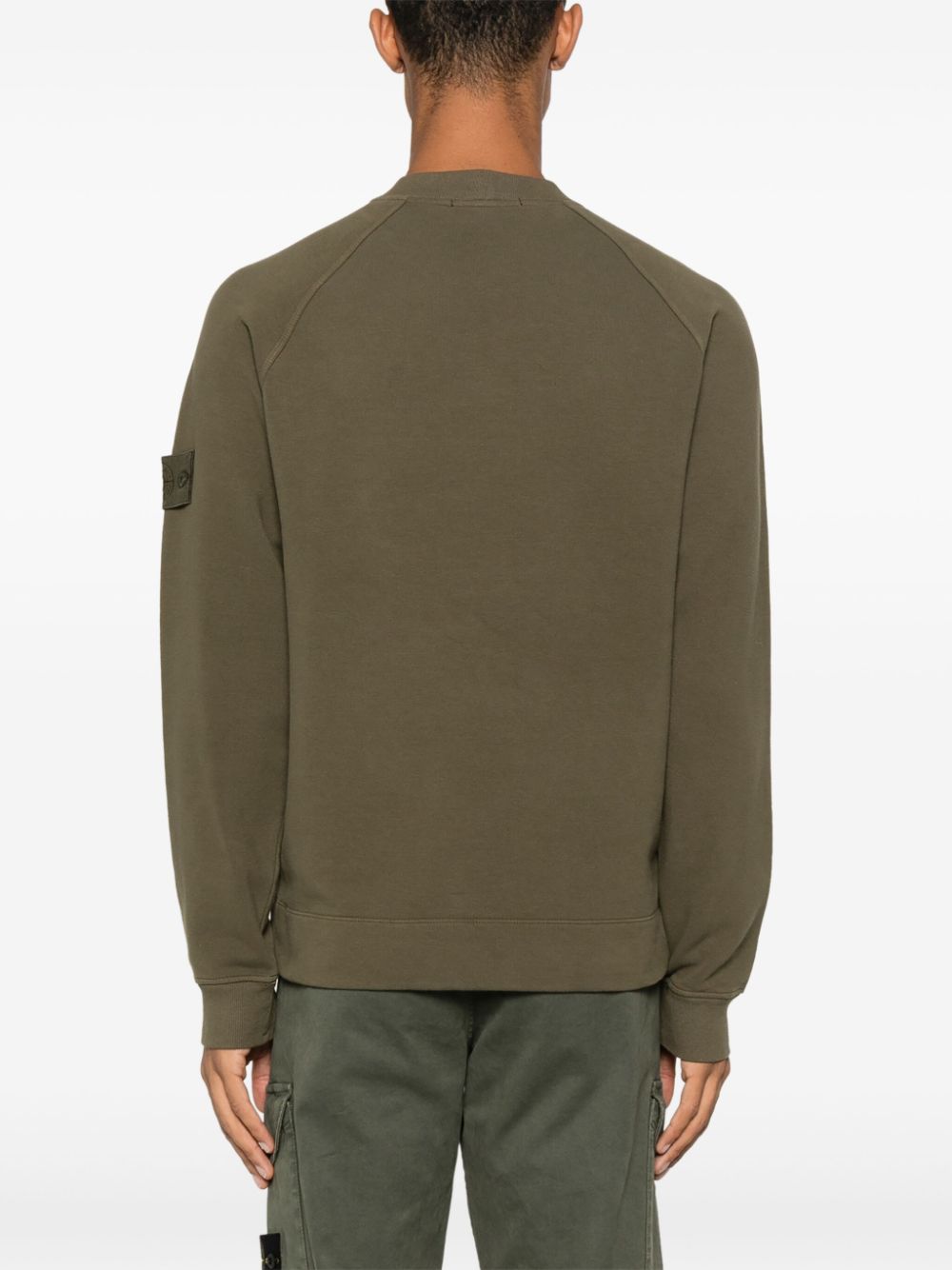 Stone Island STONE ISLAND- Logo Cotton Sweatshirt