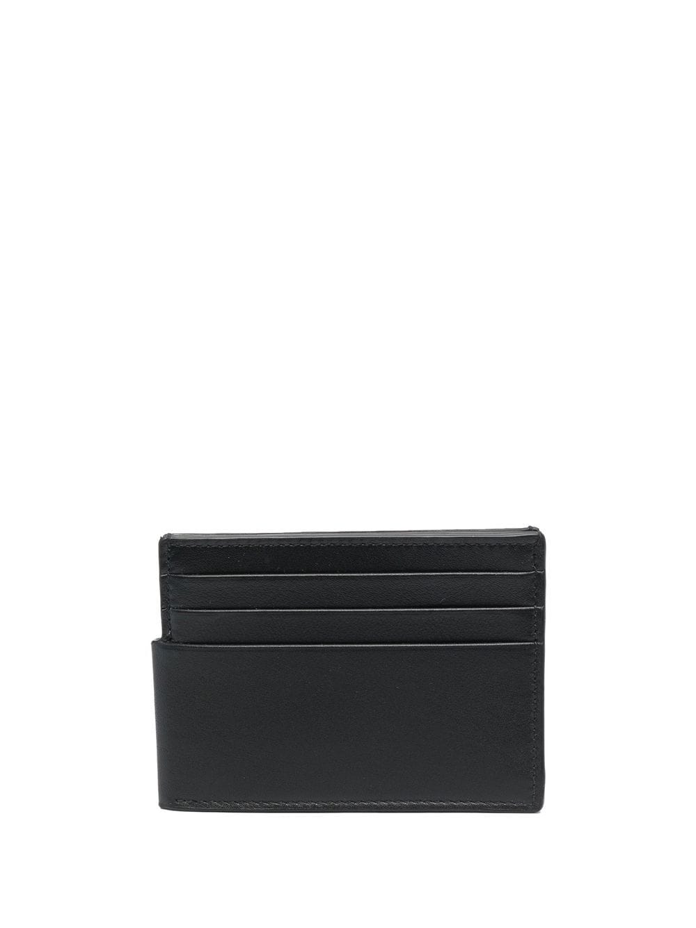 Alexander McQueen ALEXANDER MCQUEEN- Logo Leather Credit Card Case