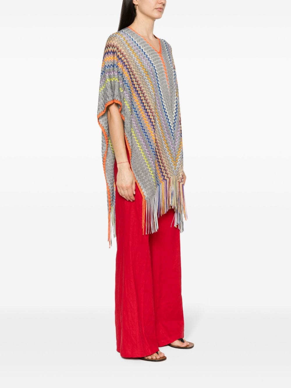 Missoni MISSONI- Fringed Poncho