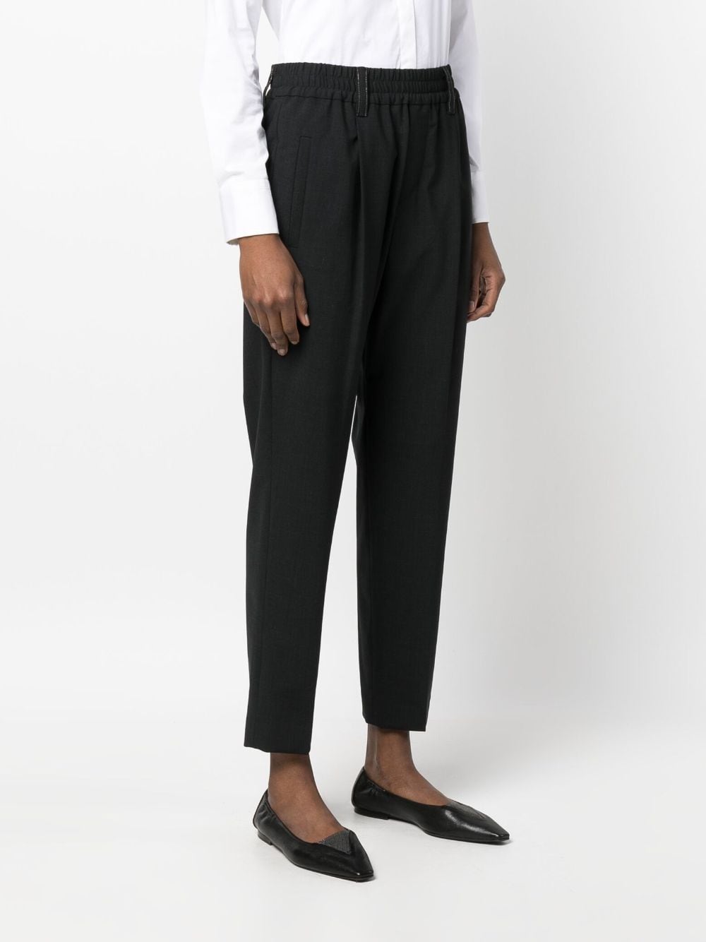 Brunello Cucinelli BRUNELLO CUCINELLI- Wool Baggy Trousers