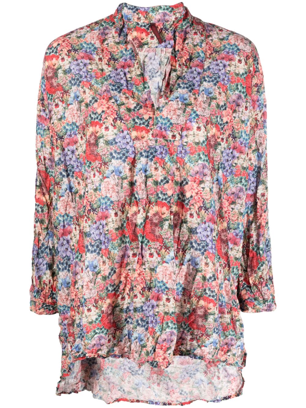 Daniela Gregis DANIELA GREGIS- Floral Print Cotton Shirt