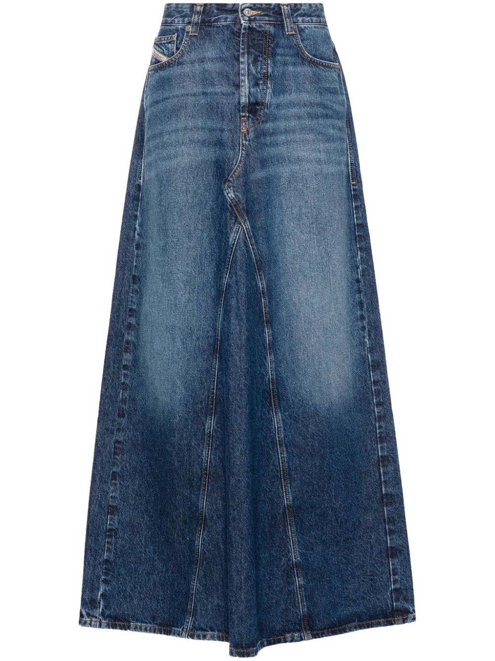 Diesel DIESEL- Long Denim Skirt