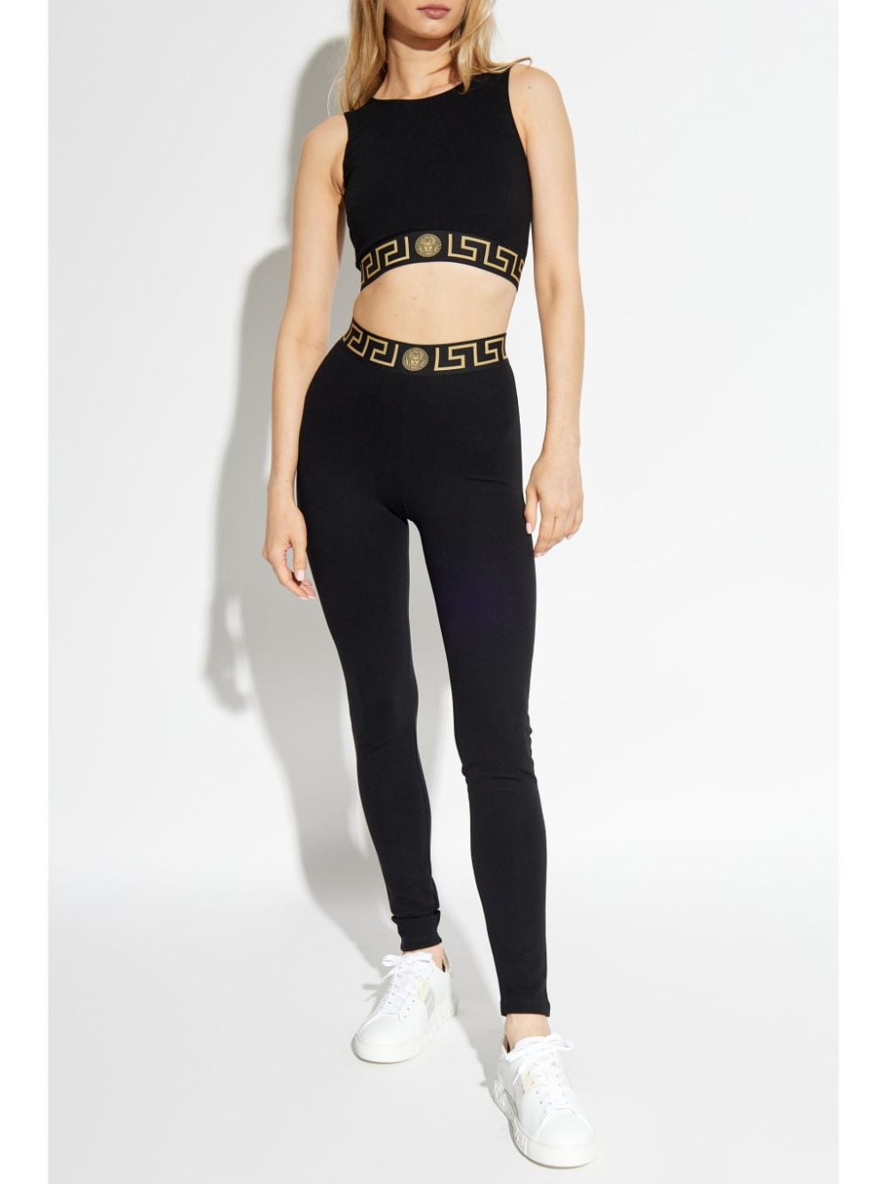 Versace VERSACE- Greca Waistband Leggings