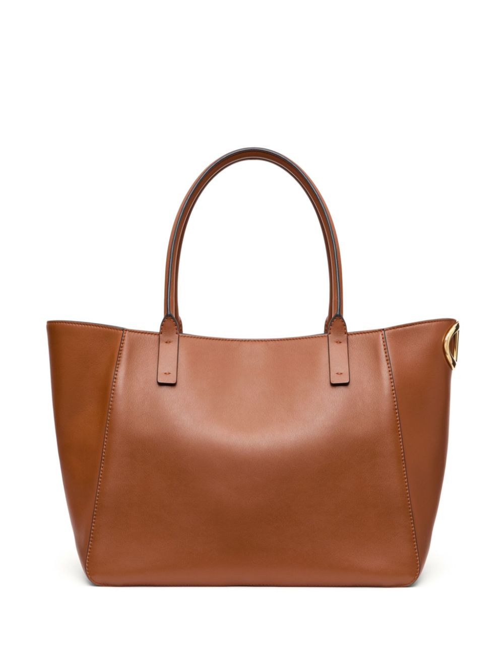 VALENTINO GARAVANI VALENTINO GARAVANI- Vlogo Side Small Leather Tote Bag