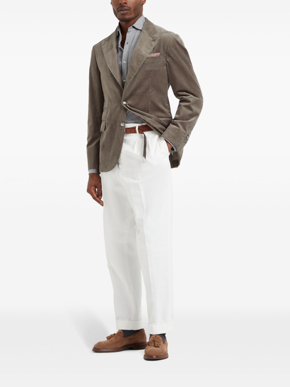 Brunello Cucinelli BRUNELLO CUCINELLI- Silk And Cotton Jersey Shirt