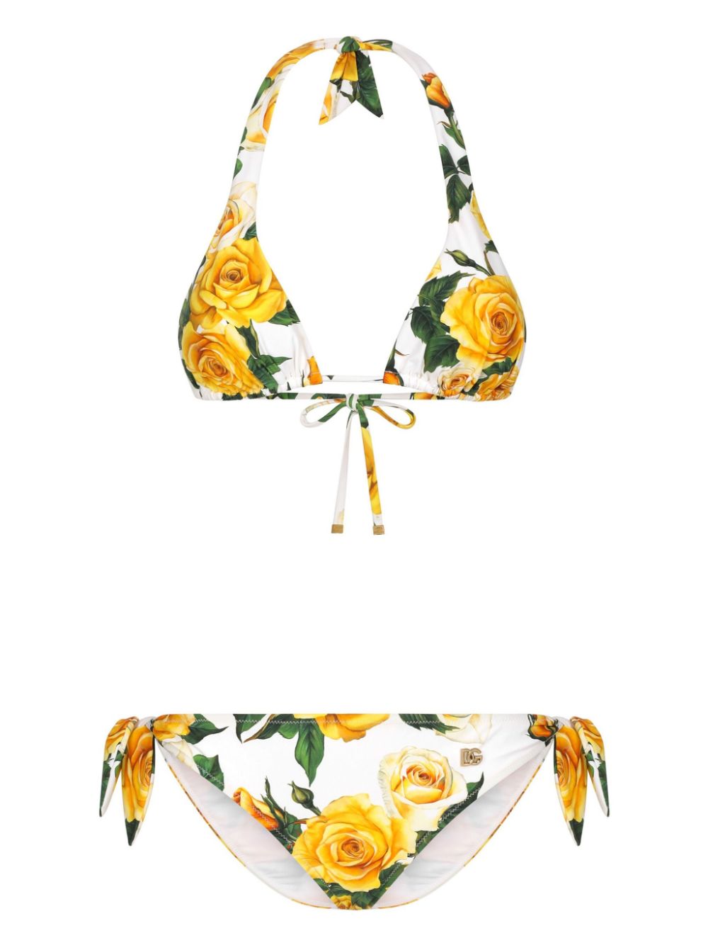 Dolce & Gabbana DOLCE & GABBANA- Flower Print Bikini Set