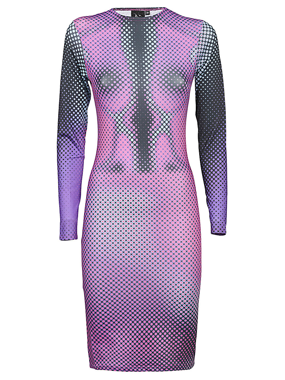 Sinead gorey SINEAD GOREY- Digitally Print Fitted Short Dress