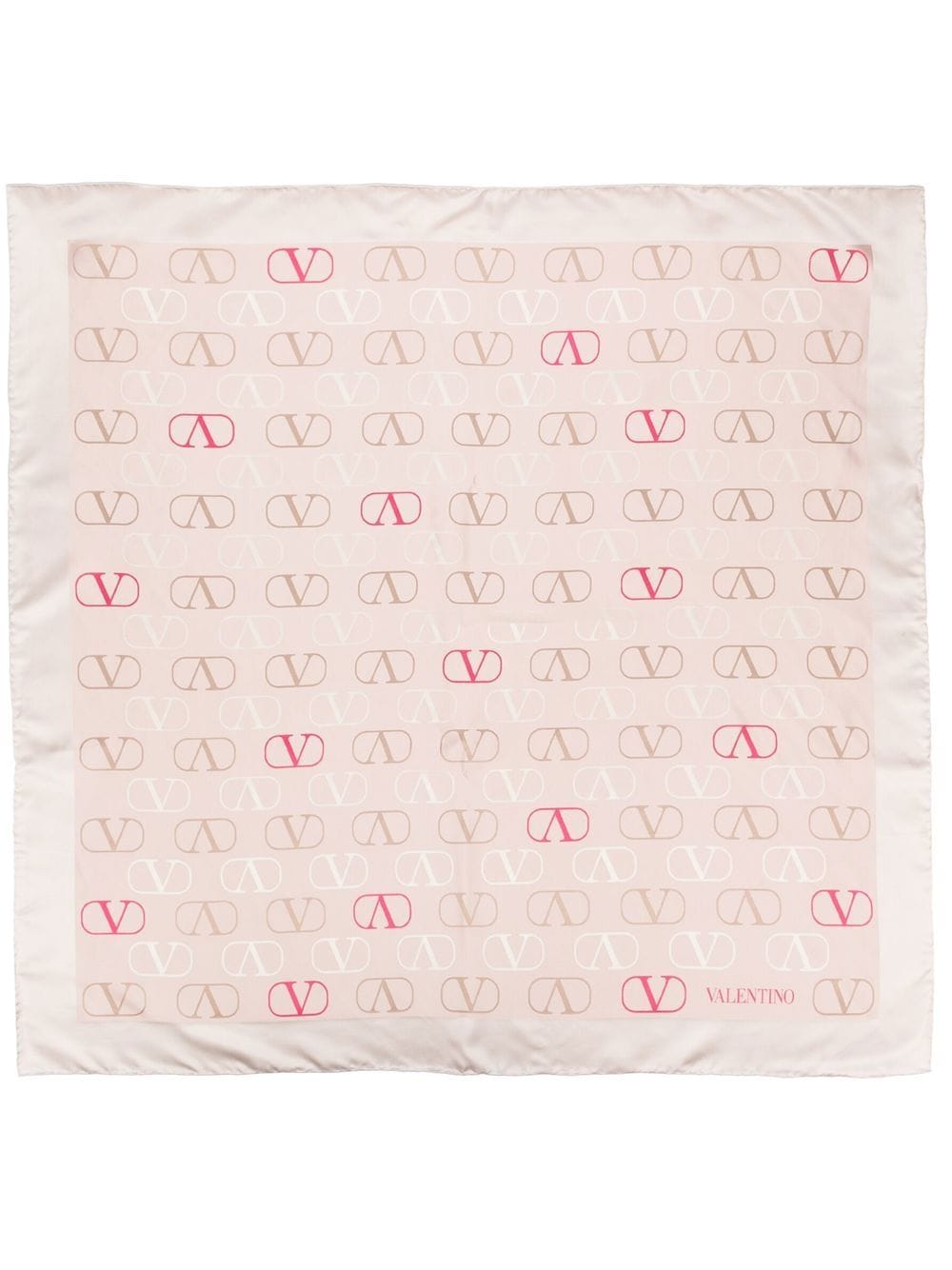 VALENTINO GARAVANI VALENTINO GARAVANI- Vlogo Silk Foulard