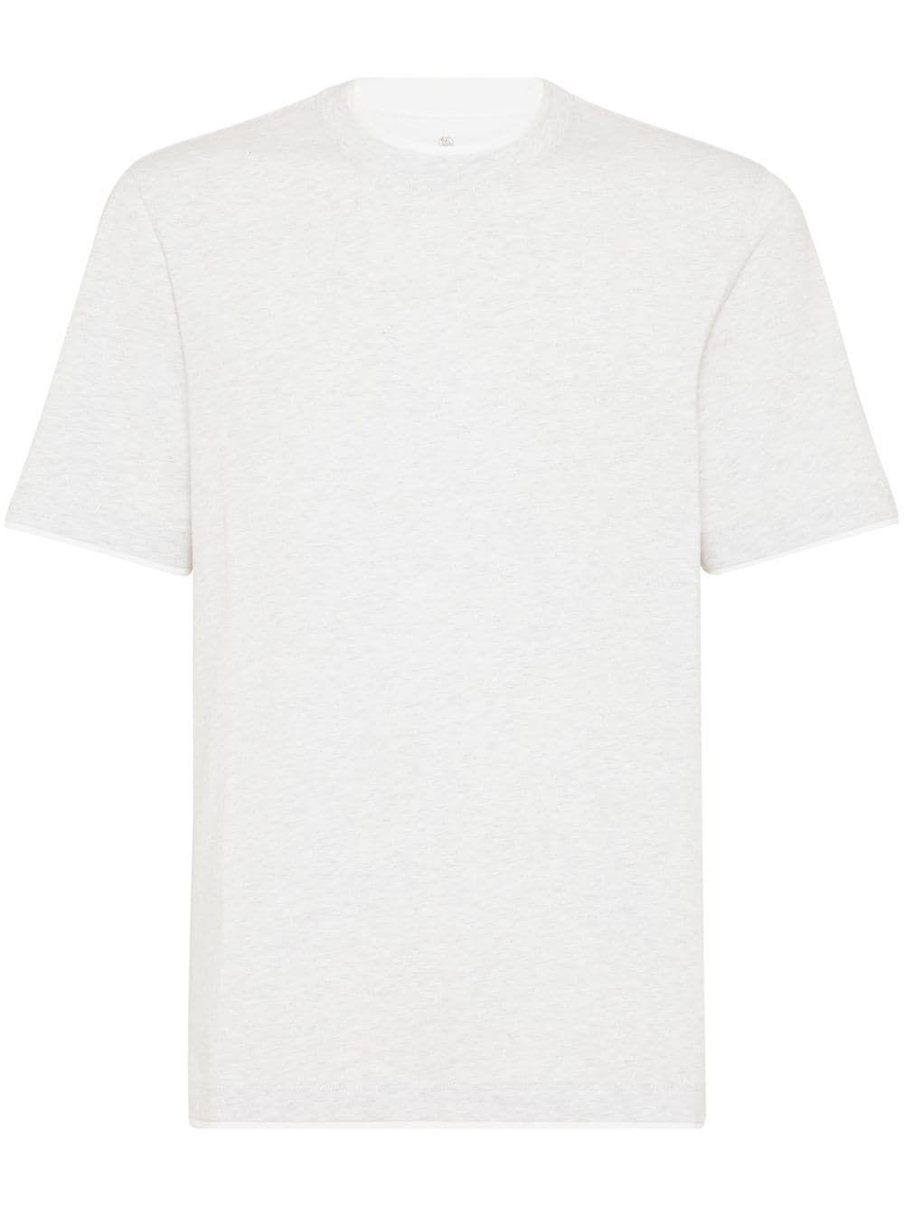 Brunello Cucinelli BRUNELLO CUCINELLI- Faux Layering Cotton T-shirt