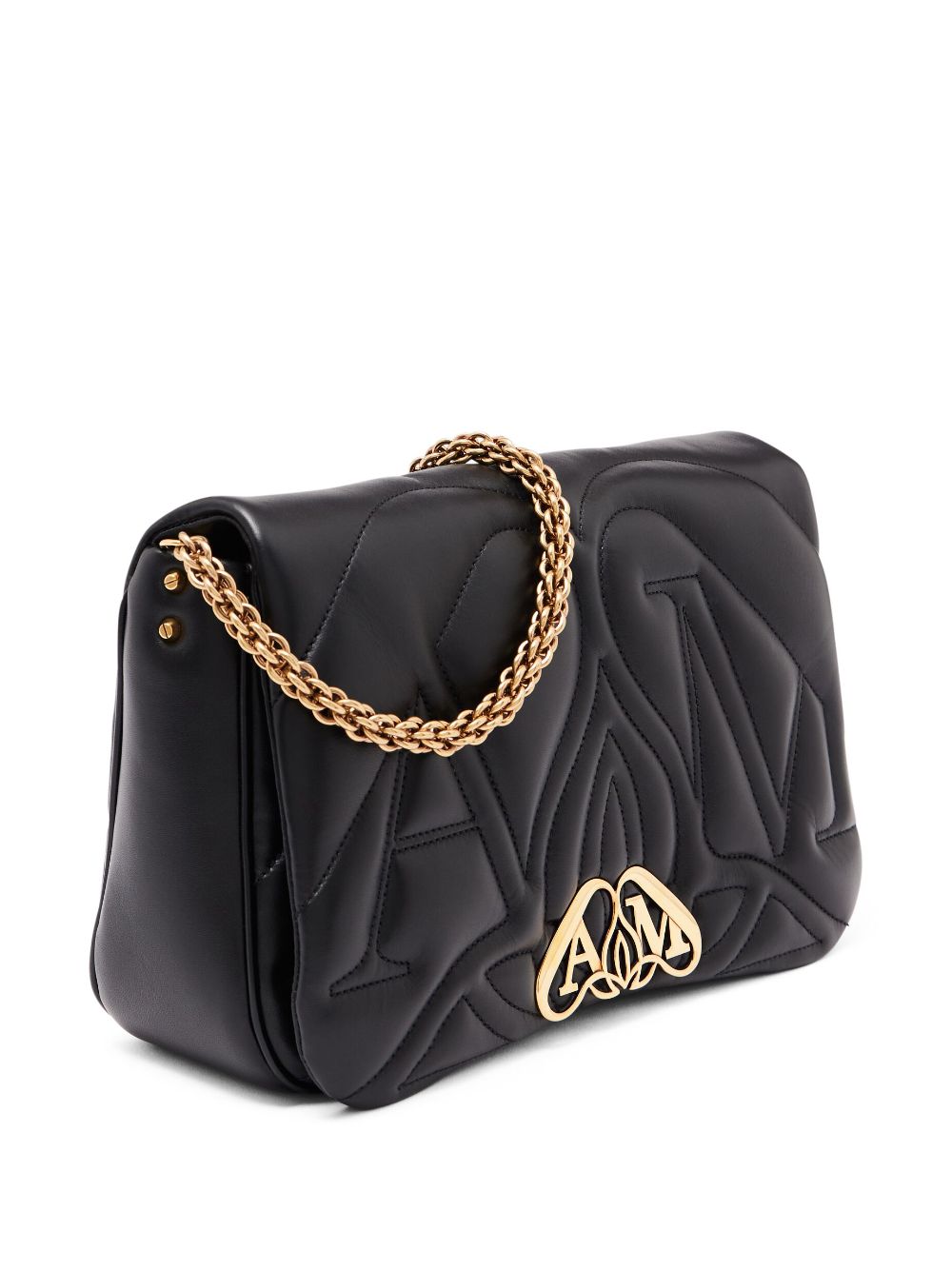 Alexander McQueen ALEXANDER MCQUEEN- Seal Leather Shoulder Bag